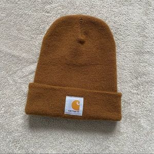 Carhartt Brown Knit Cuffed Beanie